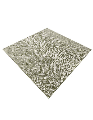 Green 10' 8 x 10' 8 Jill Zarin Outdoor Square Area Rug Weather Resistant for Patio, Deck, Terrace, Balcony, Porch Durable 100% Polypropylene Carpet for Outside for Sale at Rug Engine