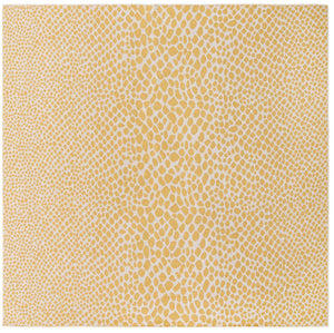 Yellow Ivory 10' 8 x 10' 8 Jill Zarin Outdoor Square Area Rug Weather Resistant for Patio, Deck, Terrace, Balcony, Porch Durable 100% Polypropylene Carpet for Outside for Sale at Rug Engine