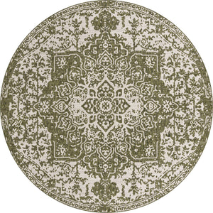 Green 11' x 11' Jill Zarin Outdoor Round Rug