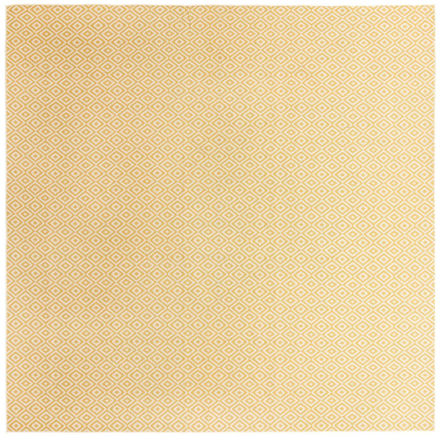 Yellow Ivory 13' 1 x 13' 1 Jill Zarin Outdoor Square Area Rug Weather Resistant for Patio, Deck, Terrace, Balcony, Porch Durable 100% Polypropylene Carpet for Outside for Sale at Rug Engine