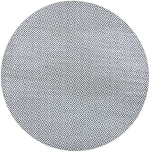 Blue 13' 1 x 13' 1 Jill Zarin Outdoor Round Area Rug Weather Resistant for Patio, Deck, Terrace, Balcony, Porch Durable 100% Polypropylene Carpet for Outside for Sale at Rug Engine