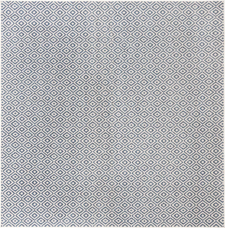 Blue 11' x 11' Jill Zarin Outdoor Square Rug