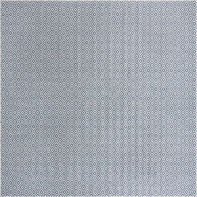 Blue 13' 1 x 13' 1 Jill Zarin Outdoor Square Area Rug Weather Resistant for Patio, Deck, Terrace, Balcony, Porch Durable 100% Polypropylene Carpet for Outside for Sale at Rug Engine