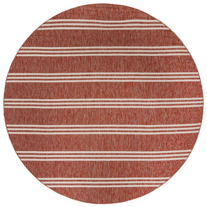 Rust Red 10' 8 x 10' 8 Jill Zarin Outdoor Round Area Rug Weather Resistant for Patio, Deck, Terrace, Balcony, Porch Durable 100% Polypropylene Carpet for Outside for Sale at Rug Engine