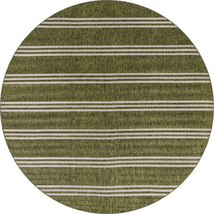 Green 13' 1 x 13' 1 Jill Zarin Outdoor Round Area Rug Weather Resistant for Patio, Deck, Terrace, Balcony, Porch Durable 100% Polypropylene Carpet for Outside for Sale at Rug Engine