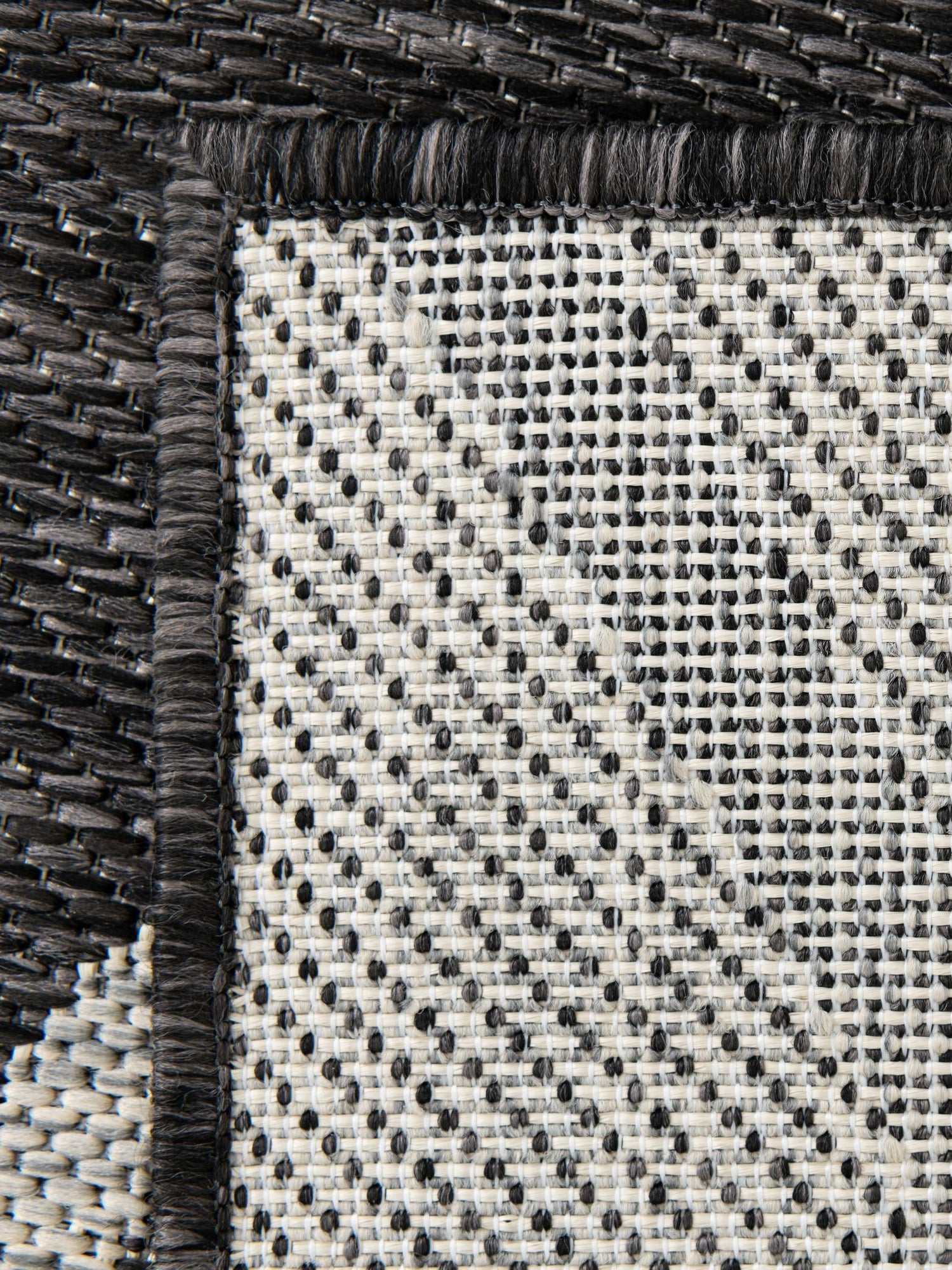 Charcoal Gray 10' 8 x 10' 8 Outdoor Botanical Square Area Rug Weather Resistant for Patio, Deck, Terrace, Balcony, Porch Polypropylene Garden Floral Tropical Carpet for Sale at Rug Engine