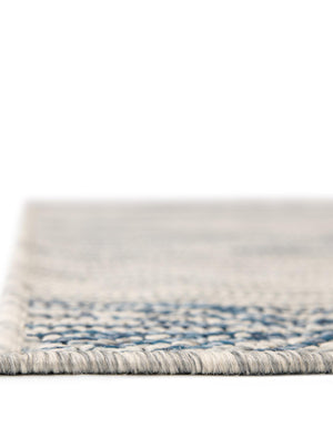 Light Gray 10' 8 x 10' 8 Outdoor Botanical Square Area Rug Weather Resistant for Patio, Deck, Terrace, Balcony, Porch Polypropylene Garden Floral Tropical Carpet for Sale at Rug Engine