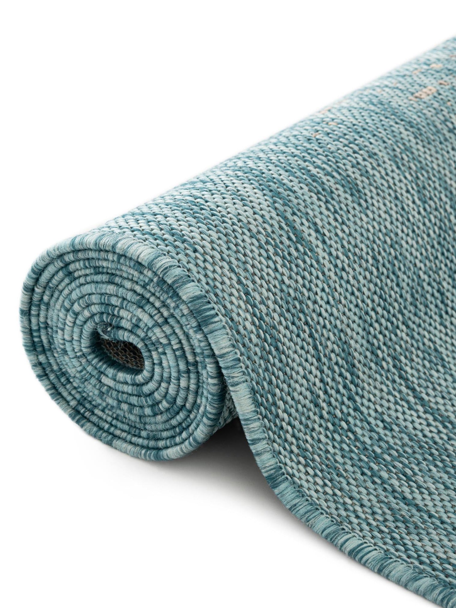 Aqua 13' 1 x 13' 1 Outdoor Modern Square Area Rug Weather Resistant for Patio, Deck, Terrace, Balcony, Porch 100% Polypropylene Modern Outside Carpet for Sale at Rug Engine