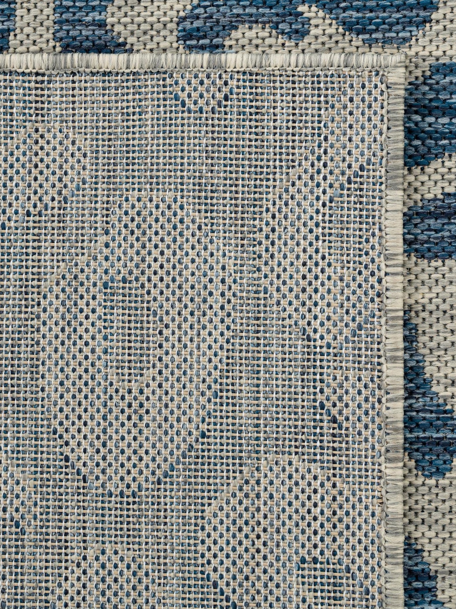 Blue 12' x 12' Outdoor Safari Square Area Rug Weather Resistant for Patio, Deck, Terrace, Balcony, Porch Animal Print Wildlife Nature Carpet for Sale at Rug Engine