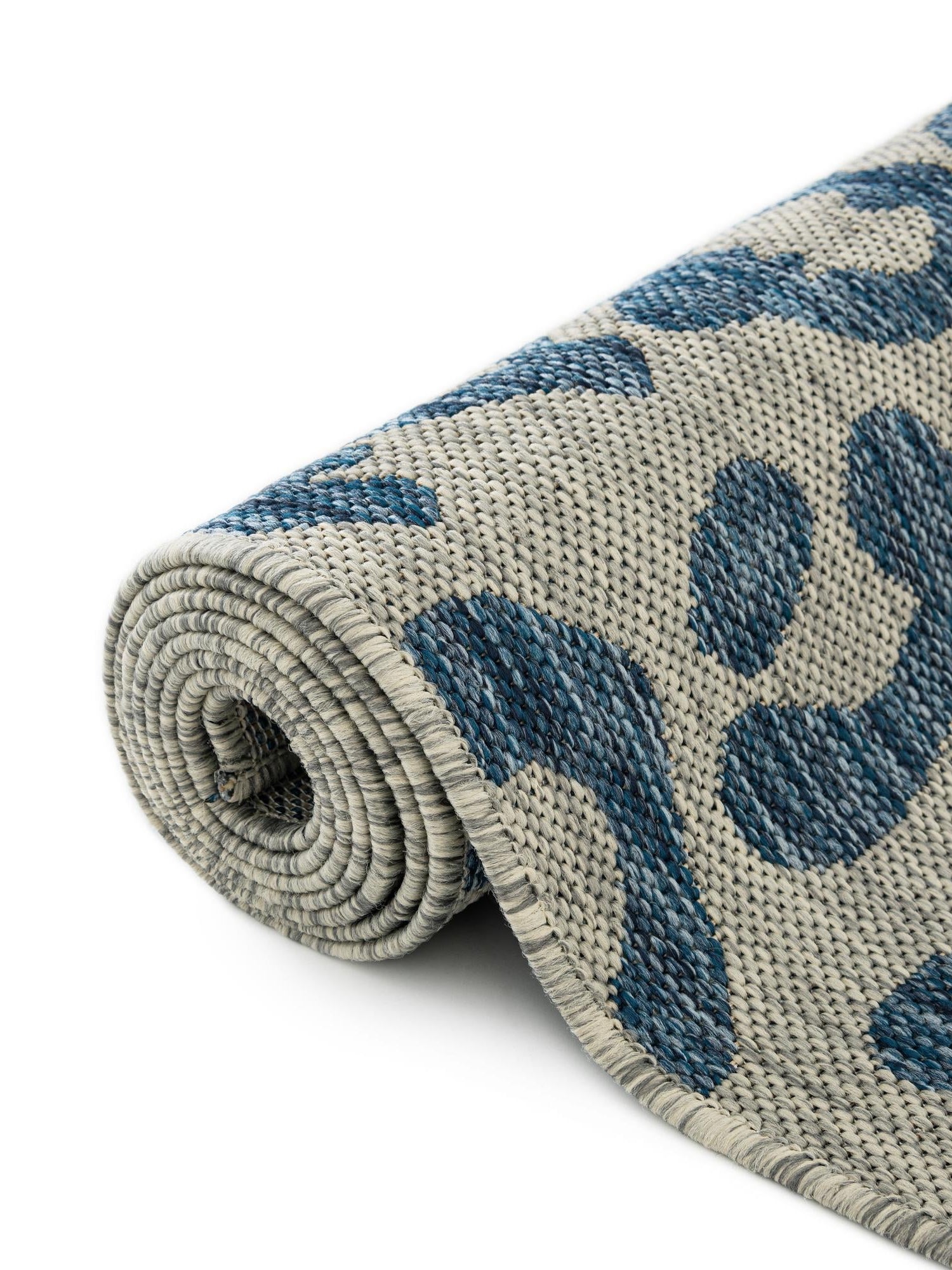 Blue 12' x 12' Outdoor Safari Square Area Rug Weather Resistant for Patio, Deck, Terrace, Balcony, Porch Animal Print Wildlife Nature Carpet for Sale at Rug Engine