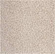 Ivory Gray 13' 1 x 13' 1 Outdoor Safari Square Area Rug Weather Resistant for Patio, Deck, Terrace, Balcony, Porch Animal Print Wildlife Nature Carpet for Sale at Rug Engine