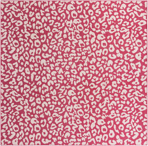 Magenta 13' 1 x 13' 1 Outdoor Safari Square Area Rug Weather Resistant for Patio, Deck, Terrace, Balcony, Porch Animal Print Wildlife Nature Carpet for Sale at Rug Engine