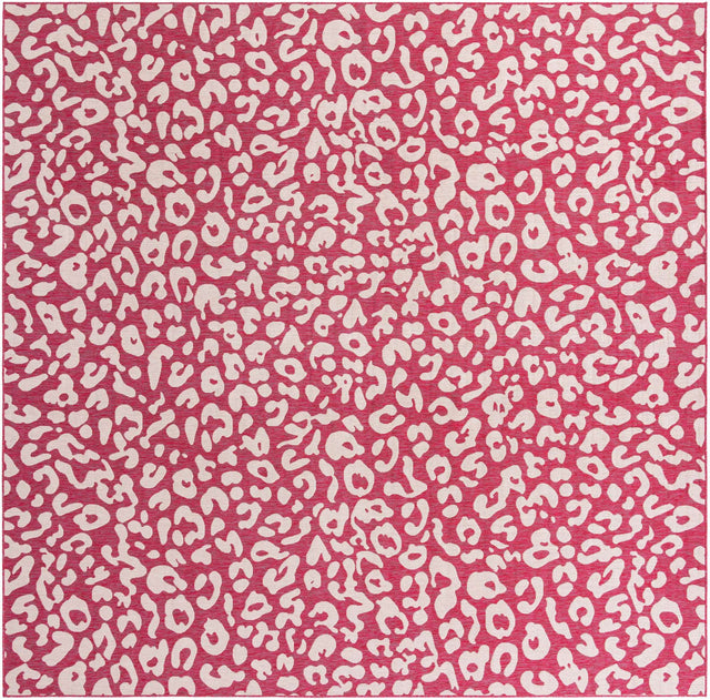 Magenta 13' 1 x 13' 1 Outdoor Safari Square Area Rug Weather Resistant for Patio, Deck, Terrace, Balcony, Porch Animal Print Wildlife Nature Carpet for Sale at Rug Engine