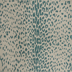 Teal 13' 1 x 13' 1 Outdoor Safari Square Area Rug Weather Resistant for Patio, Deck, Terrace, Balcony, Porch Animal Print Wildlife Nature Carpet for Sale at Rug Engine