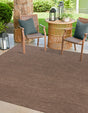 Light Brown 7' 10 x 7' 10 Outdoor Solid Square Area Rug Weather Resistant for Patio, Deck, Terrace, Balcony, Porch 100% Polypropylene Minimalist Waterproof Carpet for Sale at Rug Engine