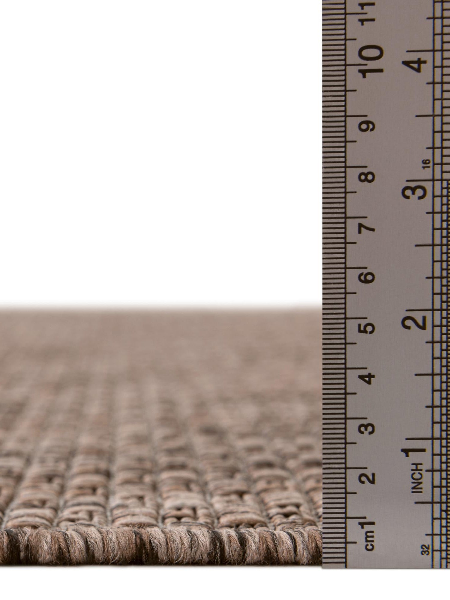 Light Brown 6' 1 x 6' 1 Outdoor Solid Square Area Rug Weather Resistant for Patio, Deck, Terrace, Balcony, Porch 100% Polypropylene Minimalist Waterproof Carpet for Sale at Rug Engine