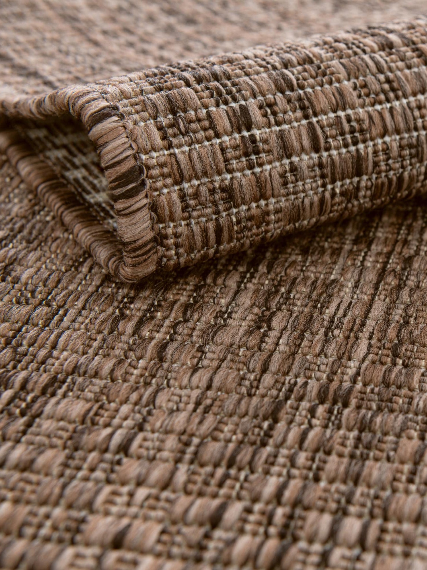 Light Brown 6' 1 x 6' 1 Outdoor Solid Square Area Rug Weather Resistant for Patio, Deck, Terrace, Balcony, Porch 100% Polypropylene Minimalist Waterproof Carpet for Sale at Rug Engine