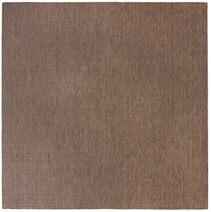 Light Brown 13' 1 x 13' 1 Outdoor Solid Square Rug