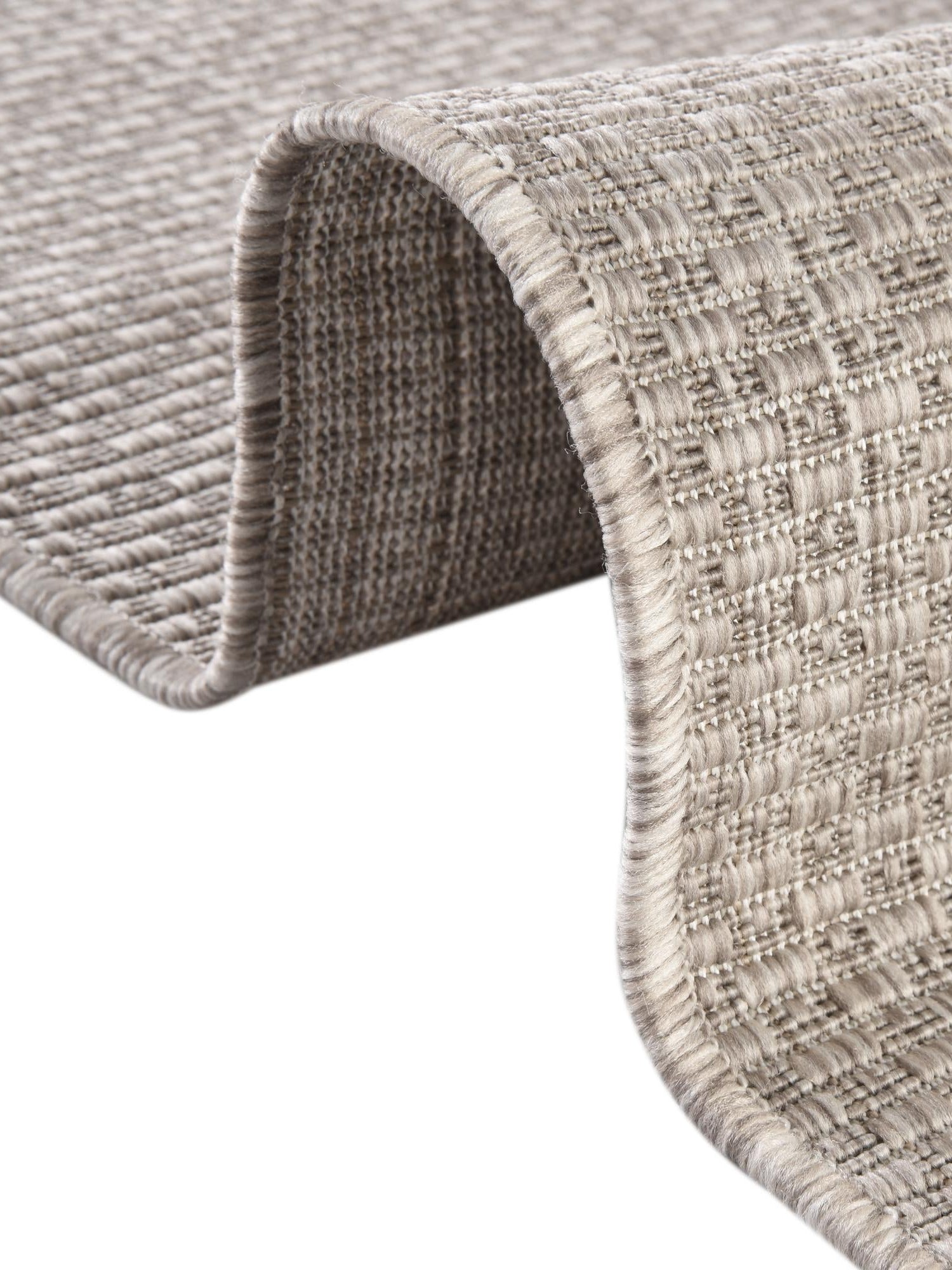 Beige 5' 3 x 5' 3 Outdoor Solid Round Area Rug Weather Resistant for Patio, Deck, Terrace, Balcony, Porch 100% Polypropylene Minimalist Waterproof Carpet for Sale at Rug Engine