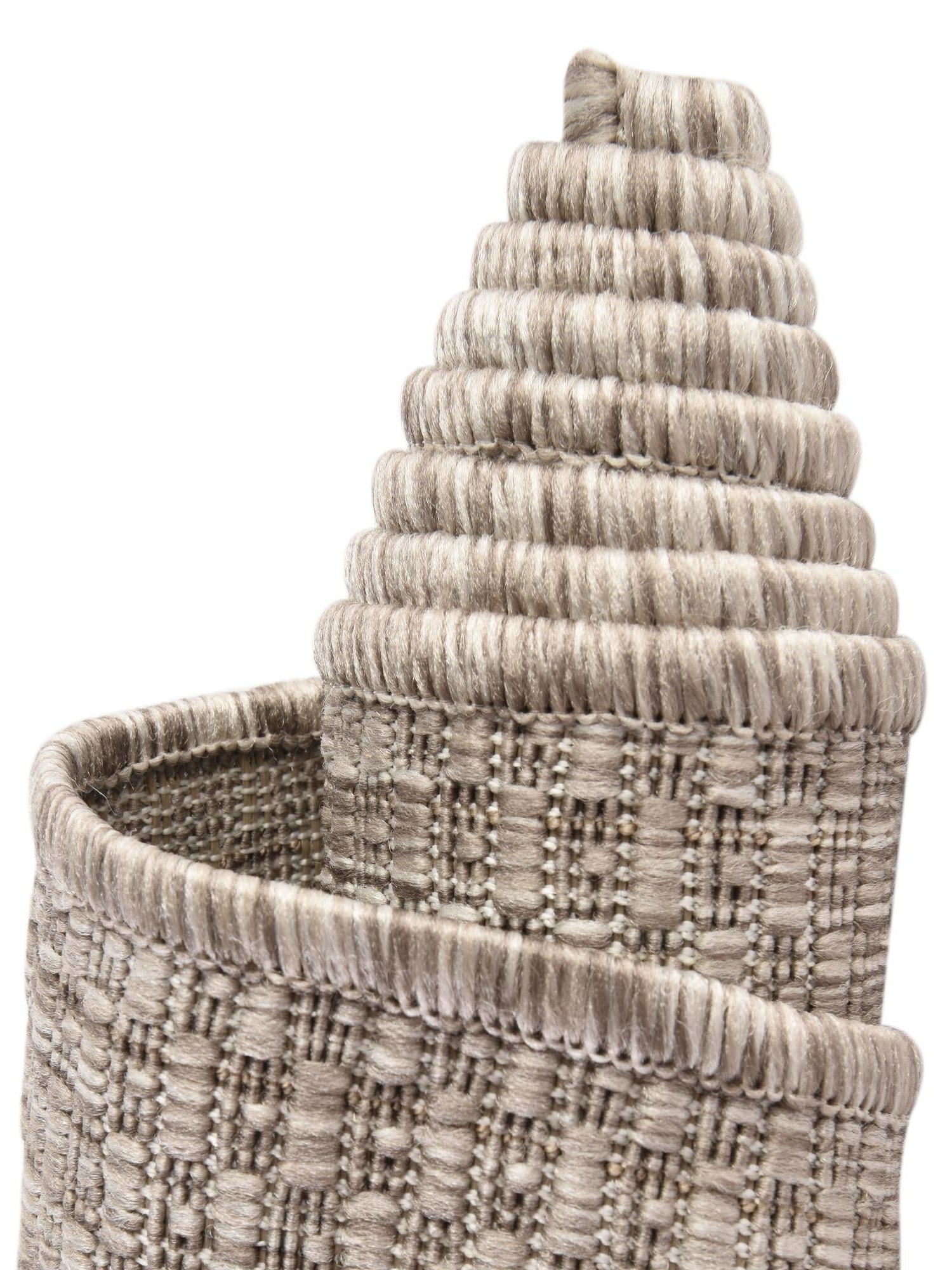 Beige 10' x 10' Outdoor Solid Round Area Rug Weather Resistant for Patio, Deck, Terrace, Balcony, Porch 100% Polypropylene Minimalist Waterproof Carpet for Sale at Rug Engine