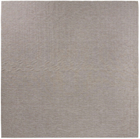 Beige 13' 1 x 13' 1 Outdoor Solid Square Rug