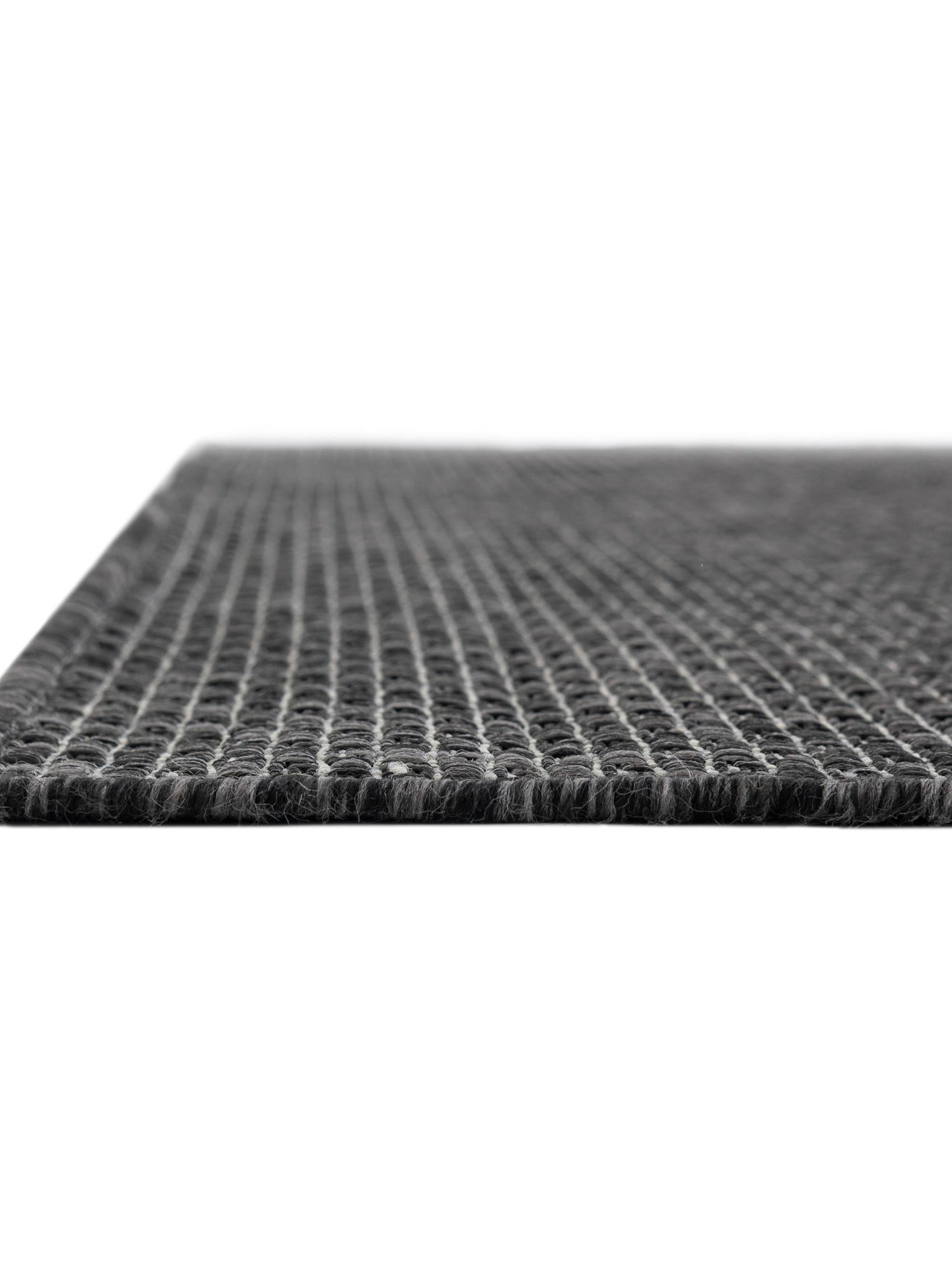 Black 10' x 10' Outdoor Solid Square Area Rug Weather Resistant for Patio, Deck, Terrace, Balcony, Porch 100% Polypropylene Minimalist Waterproof Carpet for Sale at Rug Engine