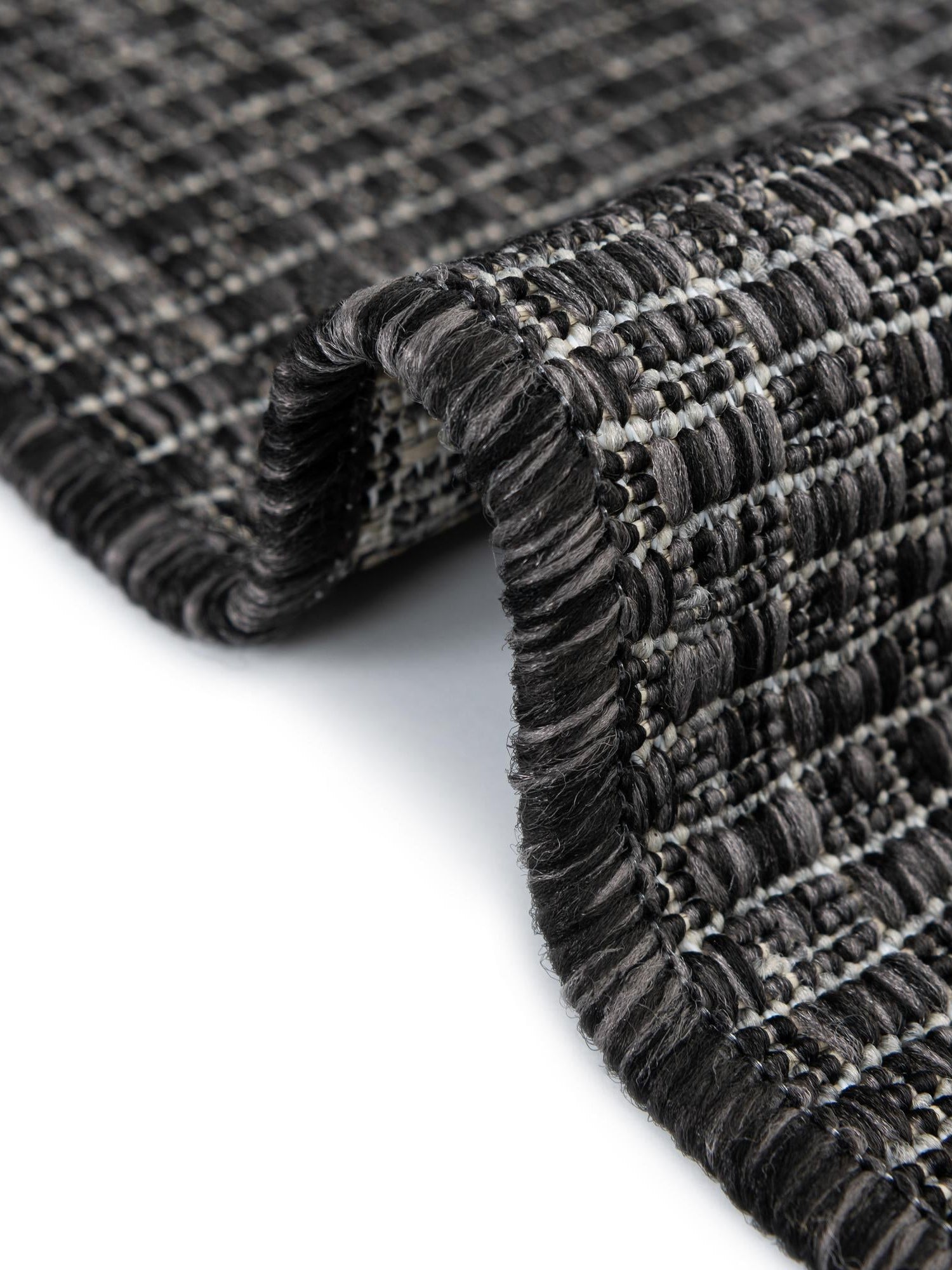 Black 10' x 10' Outdoor Solid Square Area Rug Weather Resistant for Patio, Deck, Terrace, Balcony, Porch 100% Polypropylene Minimalist Waterproof Carpet for Sale at Rug Engine