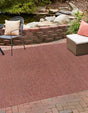 Rust Red 13' 1 x 13' 1 Outdoor Solid Square Area Rug Weather Resistant for Patio, Deck, Terrace, Balcony, Porch 100% Polypropylene Minimalist Waterproof Carpet for Sale at Rug Engine