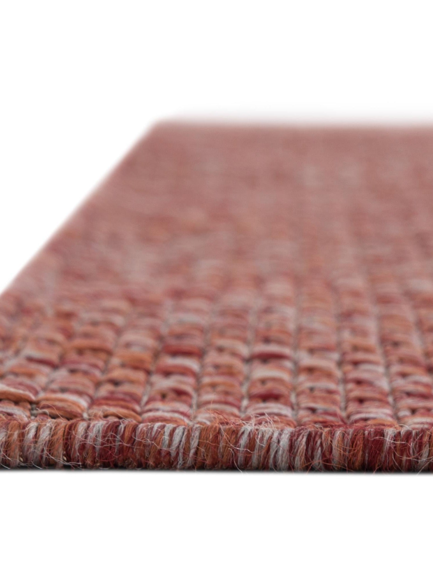 Rust Red 13' 1 x 13' 1 Outdoor Solid Square Area Rug Weather Resistant for Patio, Deck, Terrace, Balcony, Porch 100% Polypropylene Minimalist Waterproof Carpet for Sale at Rug Engine