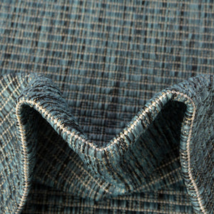 Teal 10' x 10' Outdoor Solid Square Area Rug Weather Resistant for Patio, Deck, Terrace, Balcony, Porch 100% Polypropylene Minimalist Waterproof Carpet for Sale at Rug Engine
