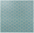 Aquamarine 13' 1 x 13' 1 Outdoor Trellis Square Area Rug Weather Resistant for Patio, Deck, Terrace, Balcony, Porch Geometric Design Water Safe Outside Carpet for Sale at Rug Engine