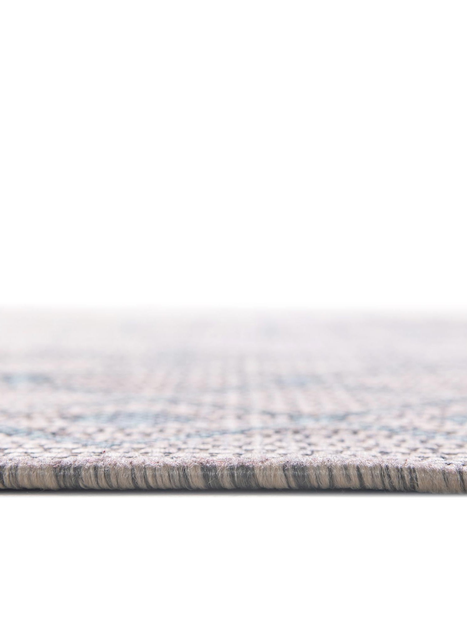 Light Blue 10' 8 x 10' 8 Outdoor Trellis Square Area Rug Weather Resistant for Patio, Deck, Terrace, Balcony, Porch Geometric Design Water Safe Outside Carpet for Sale at Rug Engine