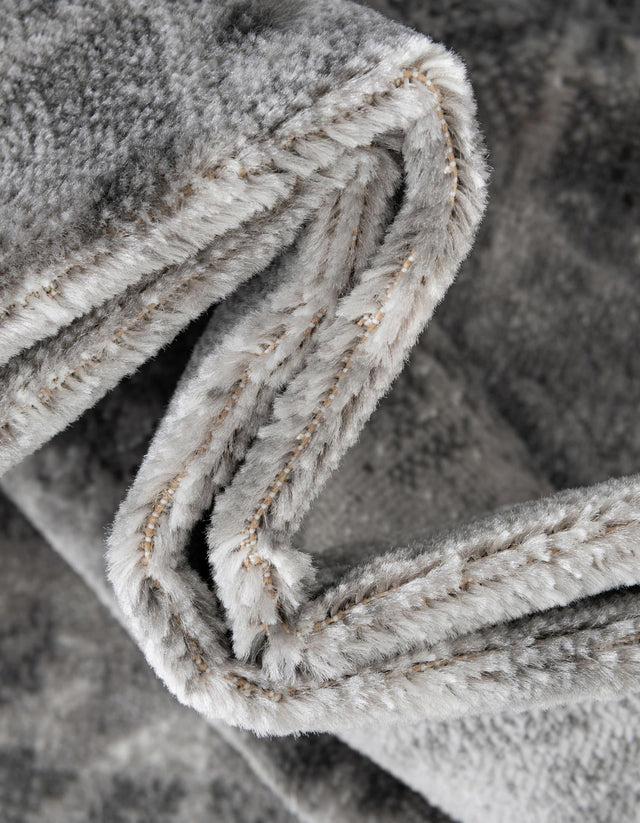 Dark Gray 5' 3 x 5' 3 Sofia Octagon Area Rug Durable Easy Clean Stain Resistant Unique Carpet for Affordable Interior Home Design for Sale at Rug Engine