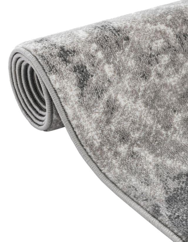 Dark Gray 5' 3 x 5' 3 Sofia Octagon Area Rug Durable Easy Clean Stain Resistant Unique Carpet for Affordable Interior Home Design for Sale at Rug Engine