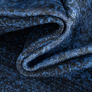Washable Overdyed Blue 4' x 6' Yara Rectangle Area Rug Easy to Clean Stain Resistant & Durable Polyester & Chenille Carpet for Sale at Rug Engine