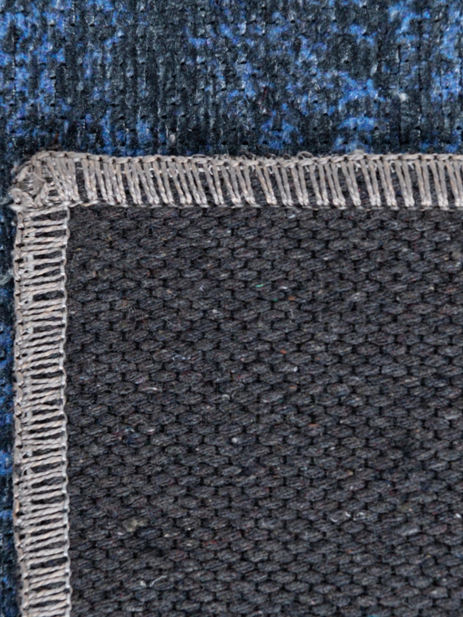 Washable Overdyed Blue 2' x 5' Yara Runner Area Rug Easy to Clean Stain Resistant & Durable