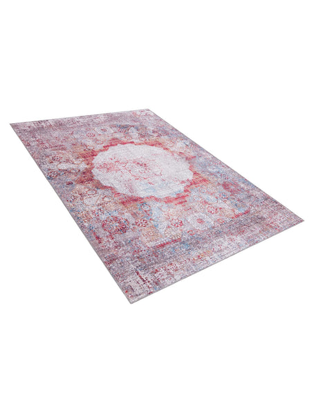 Washable Multicolor 5' x 8' Yara Rectangle Area Rug Easy to Clean Stain Resistant & Durable Polyester & Chenille Carpet for Sale at Rug Engine