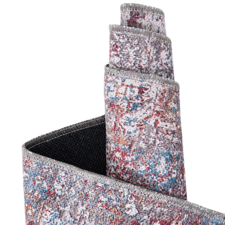 Washable Multicolor 5' x 8' Yara Rectangle Area Rug Easy to Clean Stain Resistant & Durable Polyester & Chenille Carpet for Sale at Rug Engine
