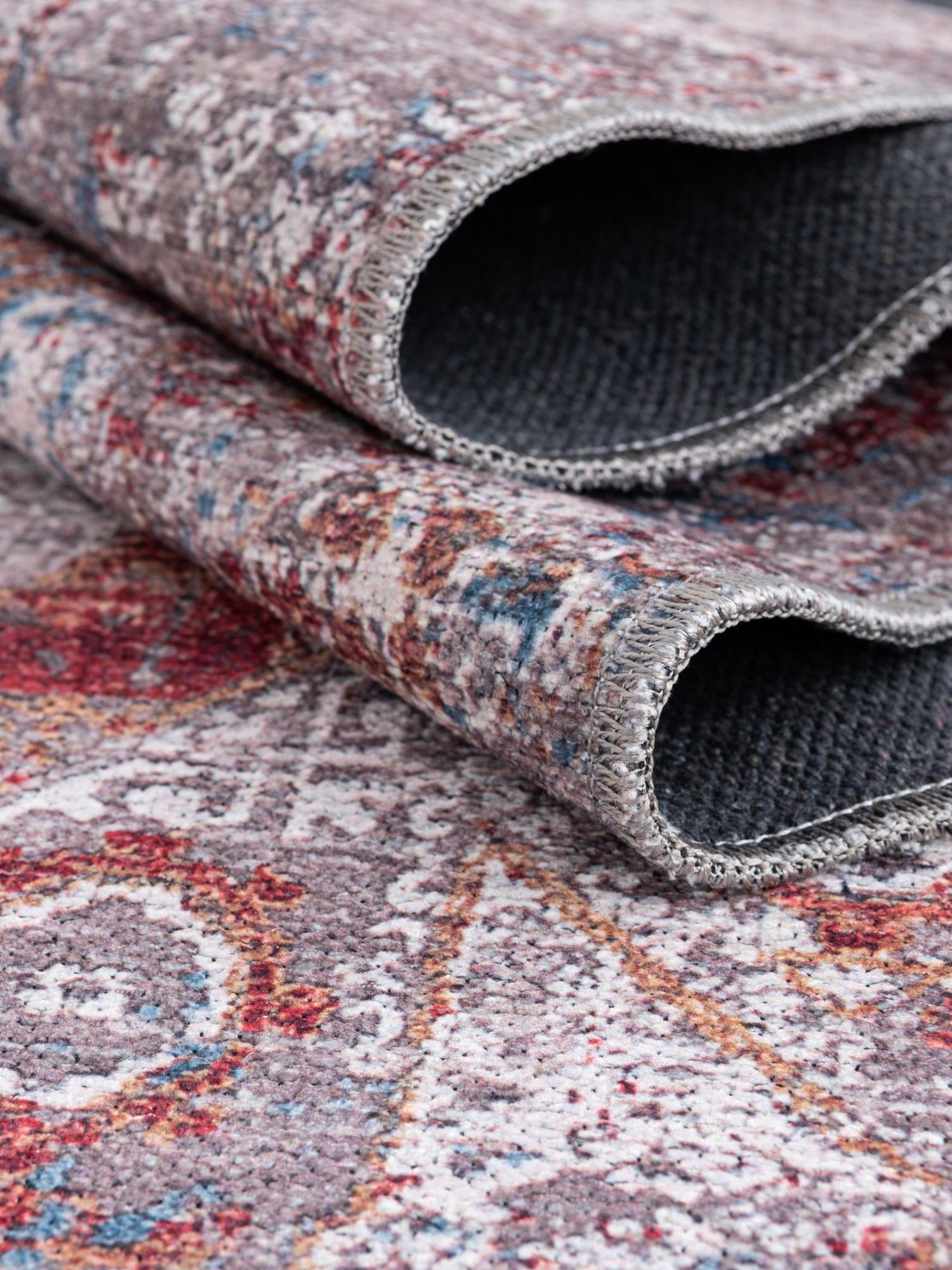 Washable Multicolor 7' 10 x 10' Yara Rectangle Area Rug Easy to Clean Stain Resistant & Durable Polyester & Chenille Carpet for Sale at Rug Engine