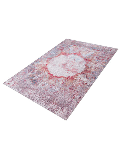 Washable Multicolor 5' x 8' Yara Rectangle Area Rug Easy to Clean Stain Resistant & Durable Polyester & Chenille Carpet for Sale at Rug Engine
