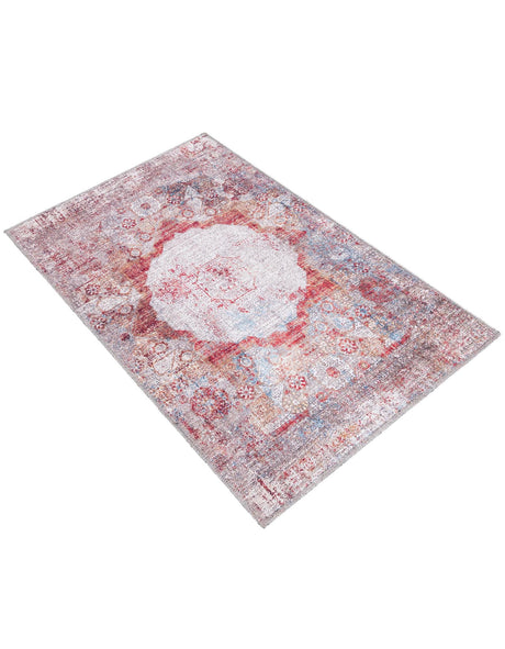 Washable Multicolor 2' x 3' Yara Rectangle Area Rug Easy to Clean Stain Resistant & Durable Polyester & Chenille Carpet for Sale at Rug Engine