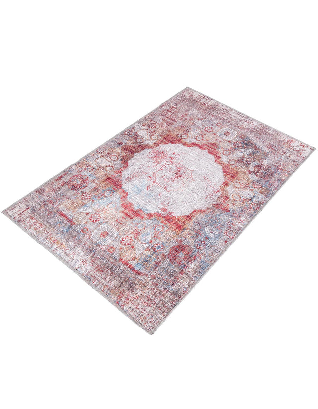 Washable Multicolor 2' x 3' Yara Rectangle Area Rug Easy to Clean Stain Resistant & Durable Polyester & Chenille Carpet for Sale at Rug Engine