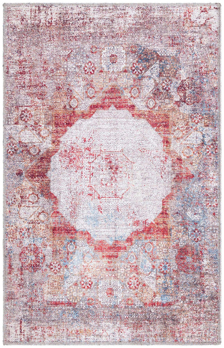 Washable Multicolor 2' x 3' Yara Rectangle Area Rug Easy to Clean Stain Resistant & Durable Polyester & Chenille Carpet for Sale at Rug Engine