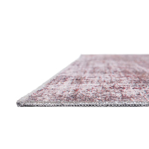 Washable Multicolor 5' x 5' Yara Square Area Rug Easy to Clean Stain Resistant & Durable Polyester & Chenille Carpet for Sale at Rug Engine