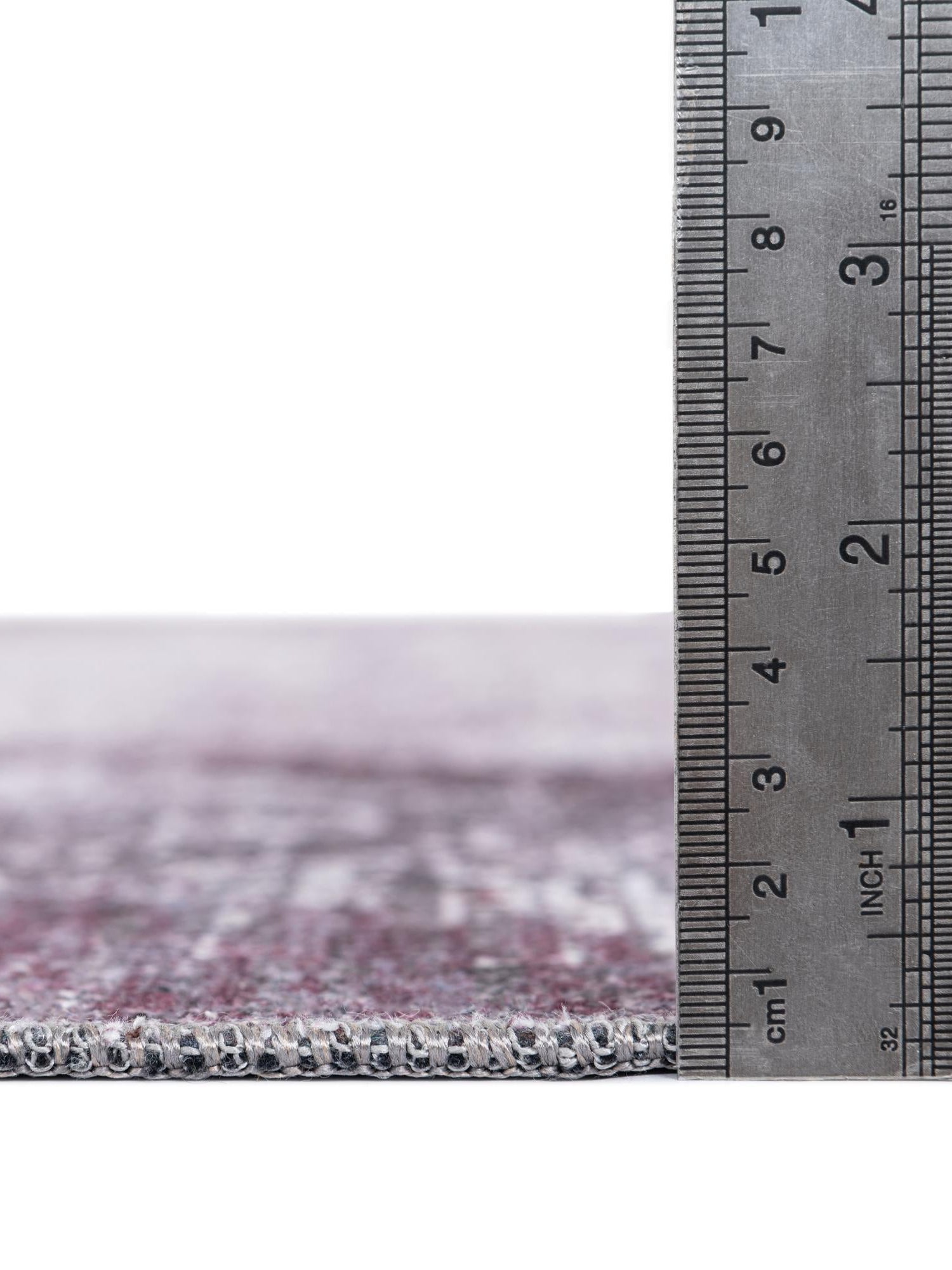 Washable Pink Ivory 2' x 3' Yara Rectangle Area Rug Easy to Clean Stain Resistant & Durable Polyester & Chenille Carpet for Sale at Rug Engine