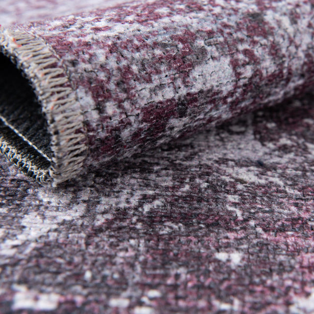 Washable Pink Ivory 2' x 3' Yara Rectangle Area Rug Easy to Clean Stain Resistant & Durable Polyester & Chenille Carpet for Sale at Rug Engine