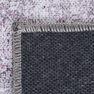 Washable Pink Ivory 4' x 6' Yara Rectangle Area Rug Easy to Clean Stain Resistant & Durable Polyester & Chenille Carpet for Sale at Rug Engine
