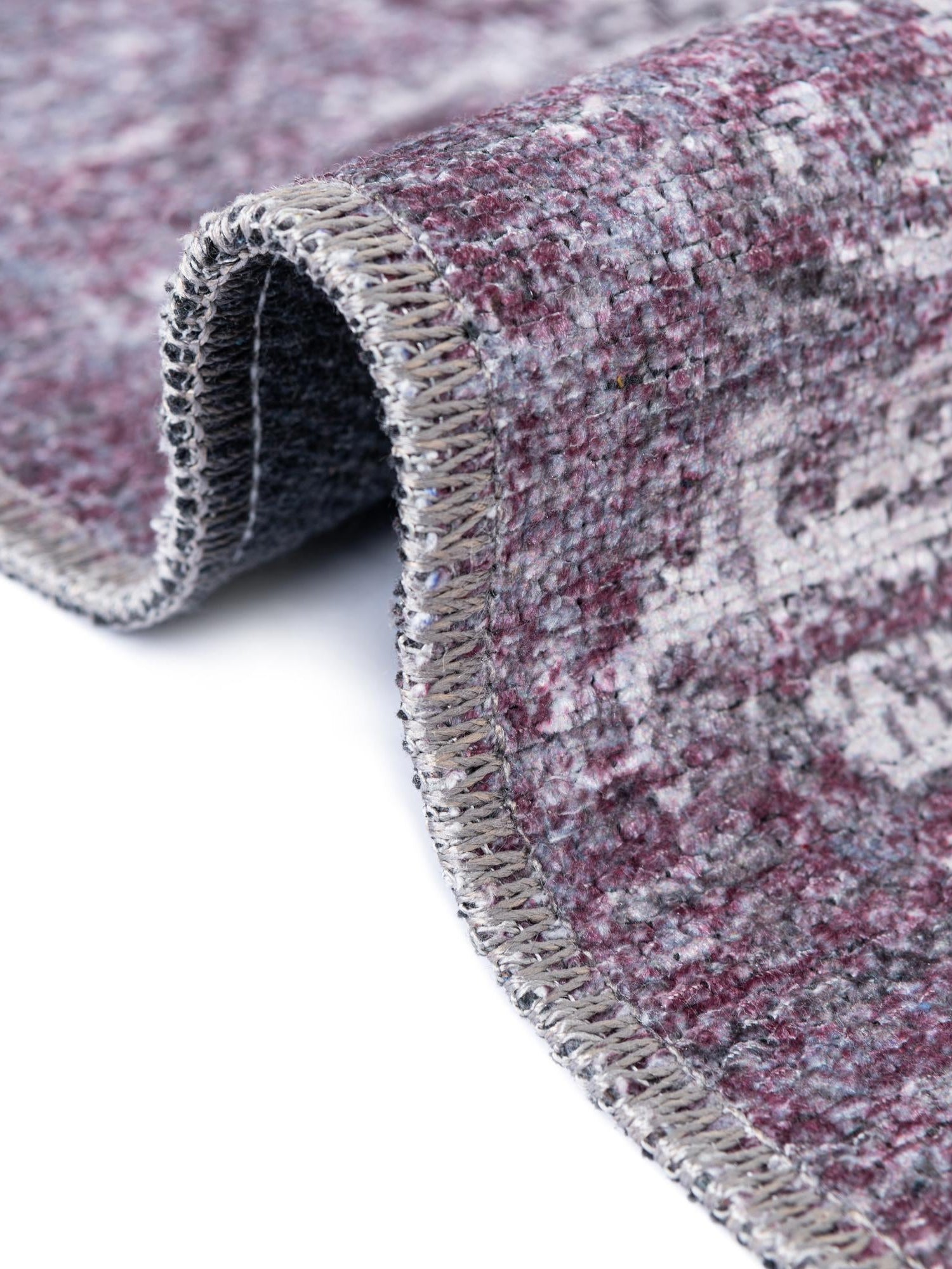Washable Pink Ivory 2' x 3' Yara Rectangle Area Rug Easy to Clean Stain Resistant & Durable Polyester & Chenille Carpet for Sale at Rug Engine