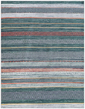 Washable Green 7' 10 x 10' Yara Rectangle Area Rug Easy to Clean Stain Resistant & Durable Polyester & Chenille Carpet for Sale at Rug Engine