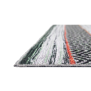 Green 4' x 6' Yara Washable Rectangle Rug